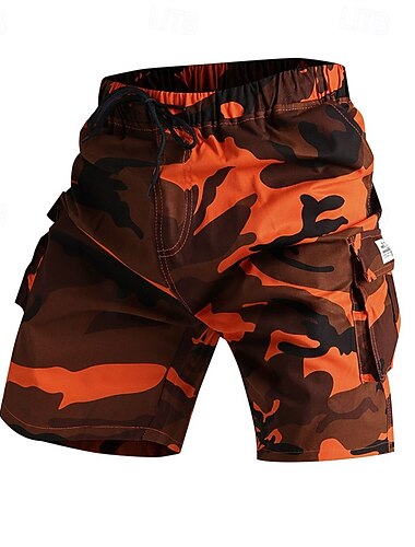  Per uomo Pantaloncini Tattici Pantaloncini cargo Pantaloncini da campeggio Pantaloncini mimetici Pantaloncini da Escursionismo Elastico in vita Multi-tasche Gamba Dritta Mimetico Traspirante