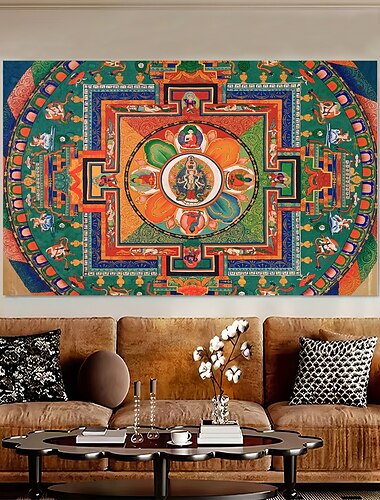  Mandala Wandteppich Wandkunst Großes Wandteppich-Mural-Dekor Fotografien Hintergrund Decke Vorhang Wohnraum Schlafzimmer Wohnzimmer Dekoration