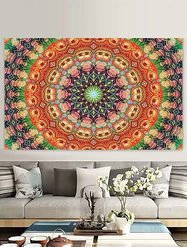  Mandala Wandteppich Wandkunst Große Wandteppich Wandmalerei Dekor Fotografie Hintergrund Decke Vorhang Heim Schlafzimmer Wohnzimmer Dekoration