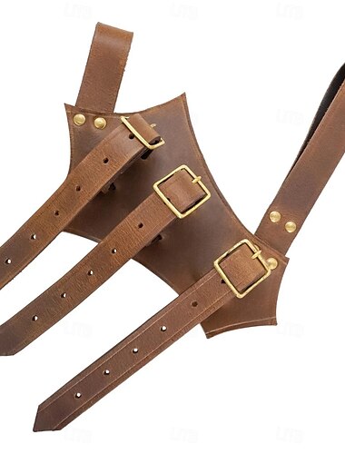  Punk & Gothic Mittelalterlich Renaissance Cosplay Kostüm Schwertscheide Schwerthalter Herren Damen Keltisch Vikinger Halloween Karneval Maskerade Leistung Renaissance-Messe LARP Erwachsene