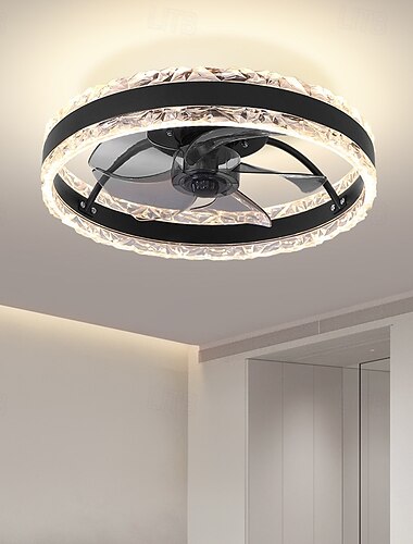  40 cm Regulável Ventilador de teto Metal Acrílico Moderno Estilo nórdico 220-240V