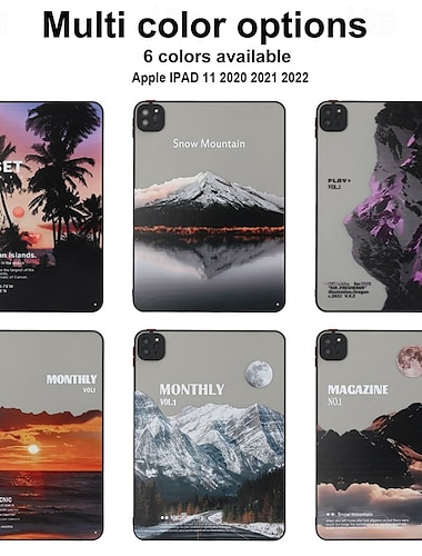  Tableta Carcasa Funda Para Apple iPad Air de 11"(2024) iPad Air de 13"(2024) iPad Pro de 11"(2024) iPad Pro de 13"(2024) iPad 10.9'' 10 iPad Air 5.º ipad 9th 8th 7th Generation 10.2 inch iPad mini 6