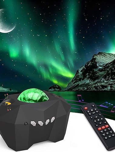  sterrenprojector met bluetooth-luidspreker op afstand galaxy-projector noorderlicht aurora-projector met maanster nachtlampje projector voor slaapkamer thuisbioscoop kinderen volwassenen spelkamer