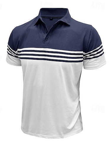  Miesten Puuvillainen poolopaita Kausaliteetti liiketoiminta Ribbineulospikeekaulus Classic Lyhythihainen Perus Moderni Yhtenäinen väri Vaakasuuntaiset nauhat Napit Logo Kesä Kevät kesä Normaali