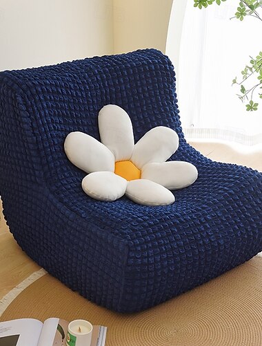  1 Stück elastischer Sofabezug ohne Armlehnen, Lazy Boy Relax, Seersucker-Couchbezug, Stretch-Einzelsofa-Kissenbezug für Wohnzimmer und Zuhause