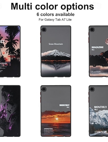  Таблетка Чехлы панели Назначение Samsung Galaxy Tab A9 8.7" S9 11 inch S8 Plus 12.4'' S8 S7 Plus 12.4" S7 11'' S6 Лайт A8 10.5'' А7 Лайт 8.7'' A7 Полная защита тела Защита от удара Графика ТПУ ПК