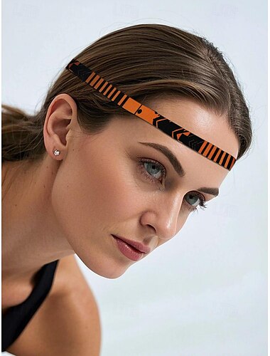  elastische Sportstirnbänder für Damen und Herren – rutschfeste, schweißableitende Sporthaarbänder, stylische, dehnbare Workout-Kopfbedeckungen für Laufen, Yoga, Fitnessstudio und Fitness