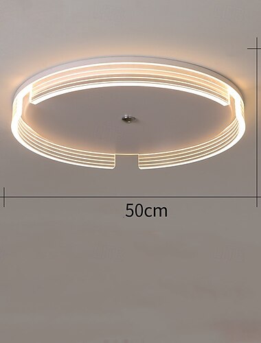  50 cm تخفيت أضواء السقف معدن أكريليك الحديث أسلوب الشمال 220-240V