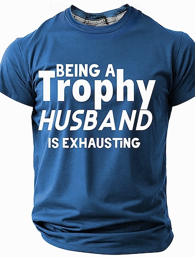  Herr Rolig Make T-shirt Kortärmad T-shirt 3D-tryck Rund hals Skjorta Mode Dagligen Gata Dagligen Svart Rubinrött Blå Sommar Vår Kläder S M L XL XXL XXXL