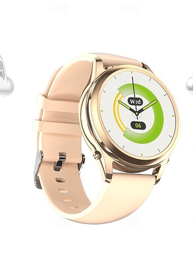  696 X17MINI Reloj inteligente 1.27 pulgada Smartwatch Reloj elegante Bluetooth Recordatorio de Llamadas Seguimiento del Sueño Monitor de Pulso Cardiaco Compatible con Android iOS Mujer Hombre