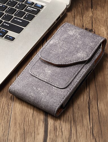  mannen mobiele telefoon lus holster case riem heuptas rekwisieten pu lederen portemonnee telefoon portemonnee vintage riem mobiele telefoon beschermende schede