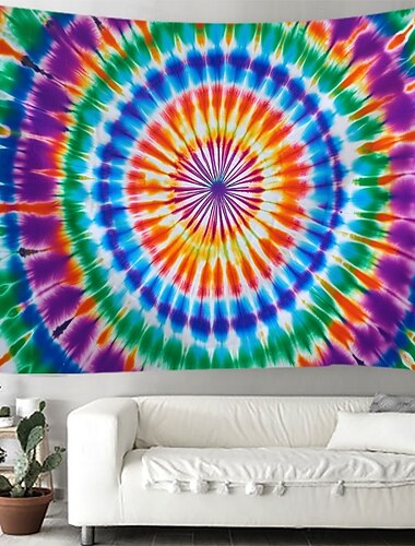  Mandala Bohemian Hängetapete Batik Wandkunst Große Tapete Wandmural Dekor Fotohintergrund Decke Vorhang Heim Schlafzimmer Wohnzimmer Dekoration