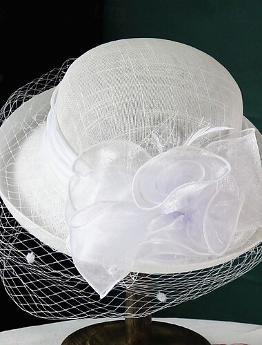  dámská buřinka se širokou krempou vintage květinová vlněná plsť fedora poddajný elegantní klobouk fascinátor se závojem dáma kbelík na večírek v kostele