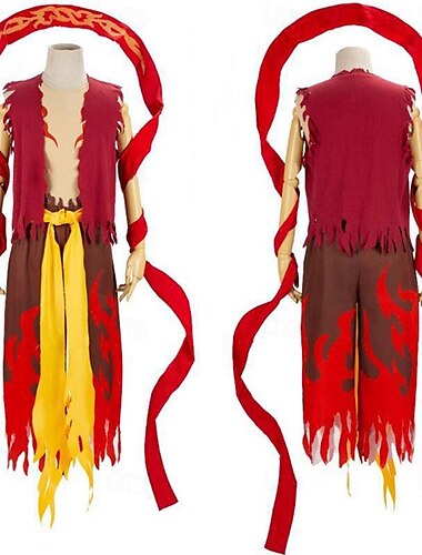  Ne Zha Cosplay Kostüm Cosplay Film Cosplay for Herren Damen Erwachsene Karneval Maskerade Veranstaltung / Fest Maskerade