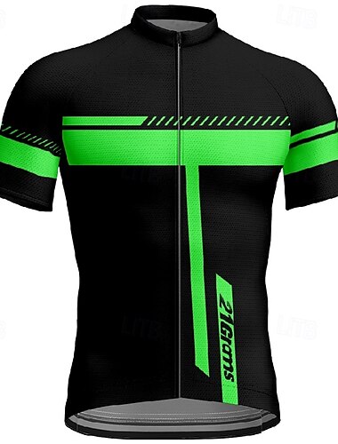  Bărbați Jersey de ciclism Manșon scurt Bicicletă Tricou Tee Jerseu cu 3 buzunare spate Ciclism montan Respirabil Uscare rapidă Proiectare anatomică Wicking Galben Rosu Albastru Sport Îmbrăcăminte