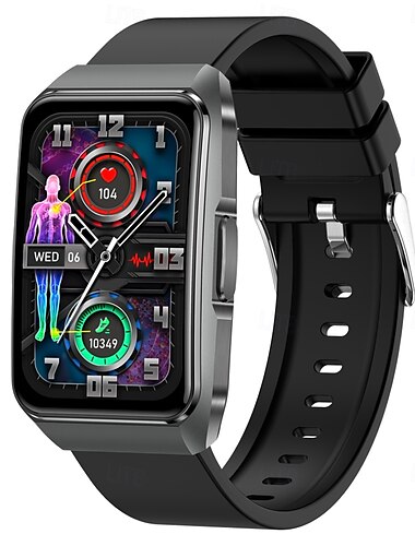 696 ET650 Chytré hodinky 1.57 inch Inteligentní náramek Bluetooth EKG + PPG Krokoměr Záznamník hovorů Kompatibilní s Android iOS Dámské Muži Hands free hovory Záznamník zpráv IPX-0 Pouzdro na hodinky
