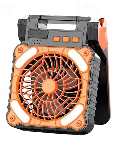  1 pc Outdoor Solar Fan Licht tragbare USB Solar Dual-Use-Laden einstellbare Windgeschwindigkeit für Handy laden Camping Licht Fan