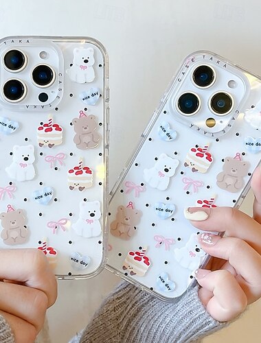  telefon Carcasă Pro iPhone 16 15 14 Pro Max 16e 13 Zadní kryt Nárazuvzdorné Komiks TPU Akrylát
