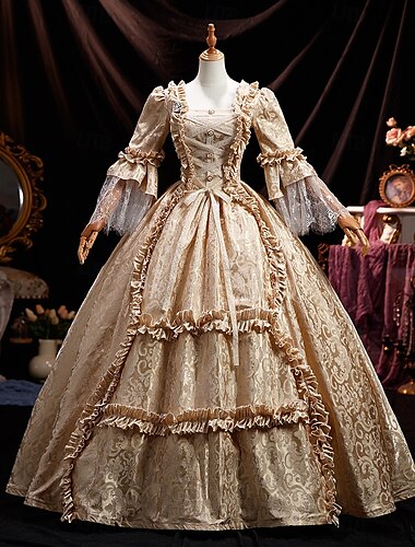  viktorianisches Kleid für Frauen Rokoko-Ballkleid Prinzessin Maria Antonietta Rokoko-viktorianisches Renaissance-Urlaubskleid