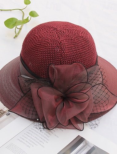  accessoire Organza Mariage Soirée Élégant Mariage Avec Tulle Casque Couvre-chef