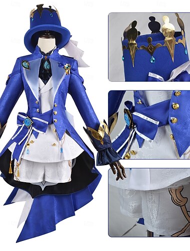  Focalores Anime Traje Cosplay Roupa Trajes de cosplay Trajes de videogame Dia Das Bruxas Carnaval Festa Comic Con Ocasiões Especiais Para Mulheres Adulto