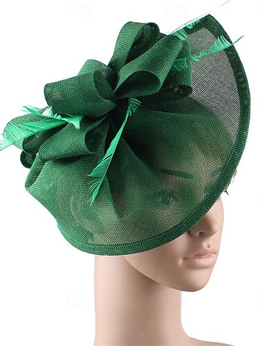  Kopfstück Leinenoptik Federn Hochzeit Abendgesellschaft Elegant Hochzeit Mit Feder Kopfschmuck Kopfbedeckung