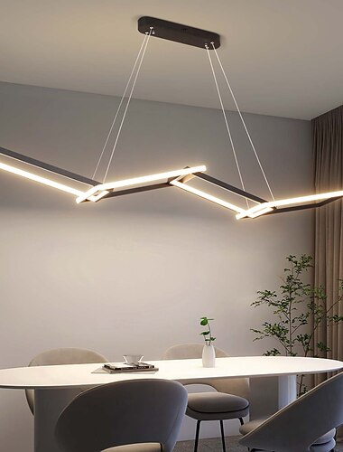  150 cm Abblendbar Geometrische Formen Pendelleuchten Metall Acryl Künsterlischer Stil Moderner Stil Geometrisch Schwarz Moderne Modern 110-240 V
