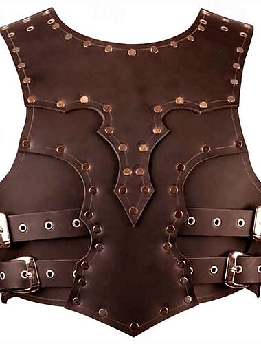  Retro Vintage Mittelalterlich Renaissance Rüstung Maskerade Brustschutz Niete Herren Keltisch Halloween Karneval Maskerade Leistung Halloween Maskerade Erwachsene Weste