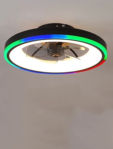  2 - אור 50 cm Spottivalo מאוורר תקרה מתכת אקרילי מודרני סגנון נורדי 220-240V