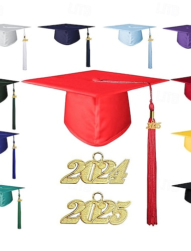  2025 matt examensmössa med 2025 tofs för vuxna gymnasiet och kandidatexamen
