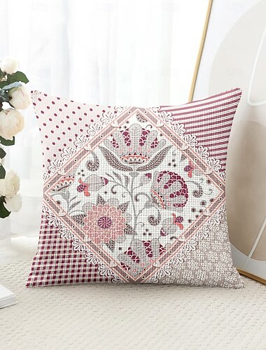  Mandala Bohemian Paisley Decoratieve Gooi Kussens 1PC Zachte Vierkante Bankkussenhoes Kussenhoes voor Slaapkamer Woonkamer Bank Stoel