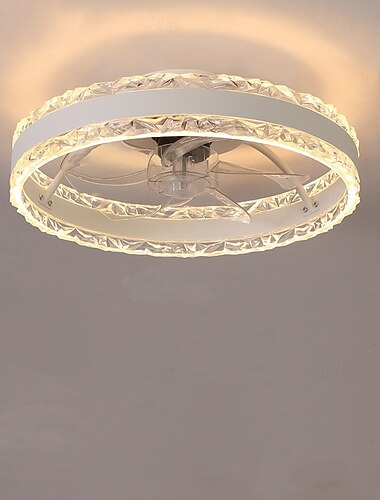  40 cm Intensité Réglable Ventilateur de plafond Métal Acrylique Moderne Style nordique 220-240V