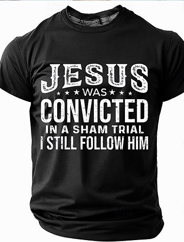  Ostern Herren Lustig Jesus T Shirt Kurzarm T-Shirt 3D-Druck Rundhalsausschnitt Hemd Designer Brautkleider schlicht Party Festtage Schwarz Rote Blau Sommer Frühling Bekleidung S M L XL XXL XXXL