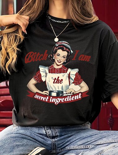  Trička Retro plakát Retro dívka Grafika Pro Dámské Dospělé Plesová maškaráda Horká ražba Běžné / Denní