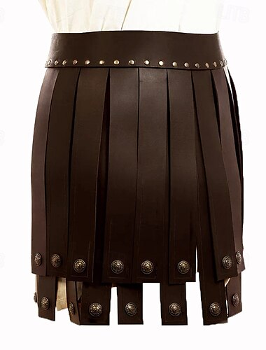  Rétro Vintage Médiéval Renaissance Jupe Kilts utilitaires écossais Kilts Ren Faire Guerrier Spartiates Viking Homme Femmes Viking Halloween Mascarade Performance Soirée LARP Adulte Jupe