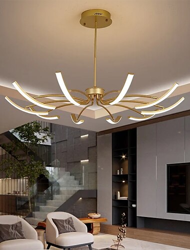  Moderne LED-Pendelleuchte, DIY-Design, einstellbares Licht 3000 K – 6500 K mit Fernbedienung, schwarze Aufhängung, verstellbare Pendelleuchte, geeignet für Esszimmer, Wohnzimmer, Schlafzimmer, Küche,