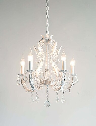  5-Light 40 cm Lámpás dizájn Csillárok Fém Festett felületek Szüret 110-120 V 220-240 V