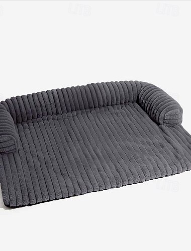  Haustier-Couchbezug für Sofa, beruhigendes Hundebett für Couch, flauschige Plüsch-Hundecouchmatte als Möbelschutz für große, mittelgroße und kleine Hunde und Katzen