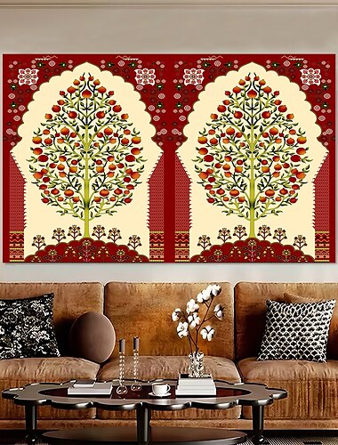  Baum des Lebens hängender Wandteppich Wandkunst große Wandteppich Wandmalerei Dekorfoto Hintergrunddecke Vorhang für Zuhause Schlafzimmer Wohnzimmer Dekoration