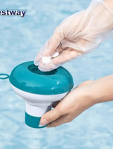  distributeur de piscine, désinfecteur, distributeur automatique, boîte à médicaments flottante