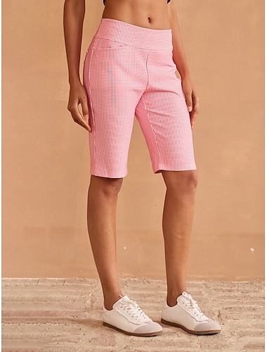  Mujer Shorts de golf Rosado morado Azul vaquero Negro Prendas de abajo Ropa de golf para damas Ropa Trajes Ropa Ropa