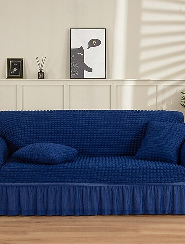  3d boblegitter elegant stretch sofatrekk loveseat cover sofa cover spandex elastisk sofa slipcover beskytter med skjørt