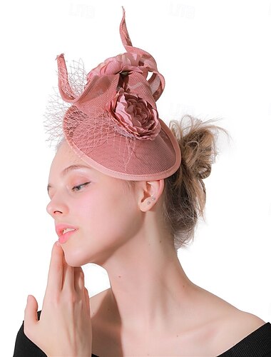  Kopfschmuck Stoff Fedora-Hut Hochzeit Geburtstag Abendgesellschaft Teegesellschaft Pferderennen Elegant Vintage Niedlich Mit Blumig Kopfschmuck Kopfbedeckung