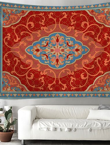  Vintage Ethnischer Wandteppich Mandala Wandkunst Großer Wandteppich Wandmalerei Fotohintergrund Deckenvorhang Wohnraum Schlafzimmer Dekoration