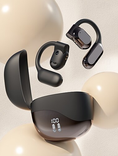  KI-Übersetzungs-Headset – kabellose Echtzeitübersetzung in 144 Sprachen, aktive Geräuschunterdrückung, Touch-Steuerung, Kondensatormikrofon, Typ-C-Aufladung für Geschäftsreisen und soziale Interaktion