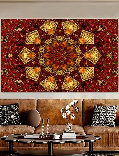  Mandala Wandteppich Wandkunst Großes Wandteppich-Mural-Dekor Fotografien Hintergrund Decke Vorhang Wohnraum Schlafzimmer Wohnzimmer Dekoration