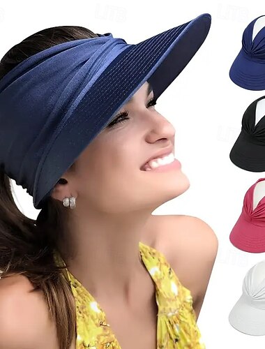  Strandhoed dames lente en zomer nieuwe hoed vakantie reizen zonnehoed dames buitensport holle hoge hoed