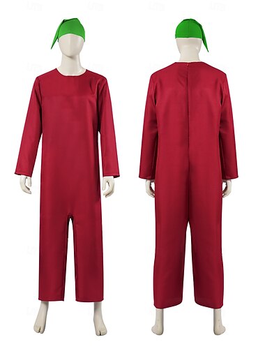  Schneeweiß Sieben Zwerge Gruppenkostüm Overall Karnevalskostüm Film Cosplay for Herren Jungen Kinder Erwachsene Halloween Karneval Welttag des Buches Leistung Party