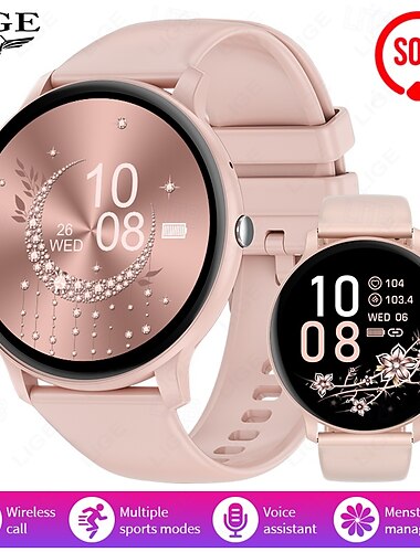  LIGE BW0905 Smart Watch Tracker Fitness Monitor della Frequenza Cardiaca Bluetooth Android iOS Impermeabile 1.69"