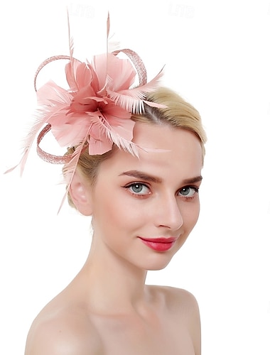  Elegante Derby Copricapo affascinante Gentildonna Costume Per donna Carnevale Feste Derby Ricevimento di matrimonio Adulti Fascinator Primavera & Estate